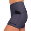 Natural Uniforms Women's High Waist Yoga Shorts Tummy Control with