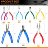 Rustark 9Pcs Jewelry Pliers Set, Long Nose Pliers, Diagonal Wire