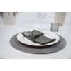 mon bijou® - 6 Pleasantly Soft Fabric Napkins Dark Grey