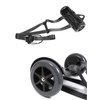 WUQIMUSC Upright Double Bass Cart with durable Wheel Straps Easy