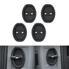 NGHEY Car Door Lock Buckle, Silicone Interior Modification Lock Buckle,