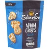 Stonefire Sea Salt Naan Crisps, 6 Ounce (Pack of 6)