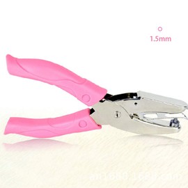 Small Circle, Versatile Metal Single Hole Punch, 5 Unique Pattern Options, Hand Held and with Soft Grip, for Crafts, Clothing, Tags, DIY Projects, Tickets, Scrapbooking