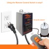 O'SKOOL Remote Control Wireless Electrical Outlet Switch, 433M Transmitter 220V