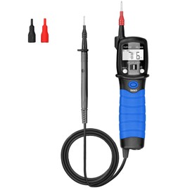 Digital Multimeter Voltage Continuity Meter, Kethvoz Handheld Electrical Tester Pen Auto Ranging Voltmeter Measure DC/AC Voltage Resistance Diode w/LCD Backlight & LED Flashlight KE-38B