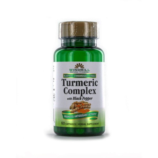 Windmill Turmeric Complex 1500 Mg Without Black Pepper Capsules, 60.0 Count