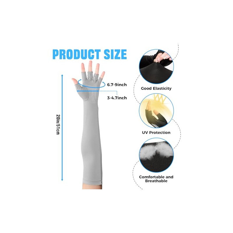 UV Protection Non-Slip Gloves for Outdoor Activities