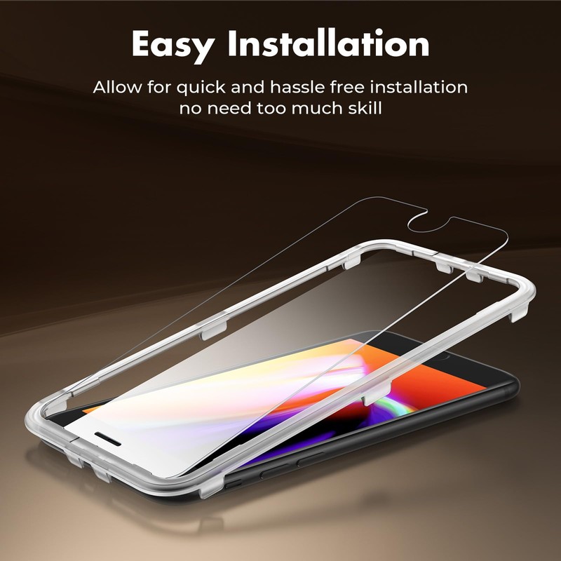 UNBREAKcable 3-Pack Screen Protector for iPhone SE 2022/SE 2020, iPhone