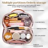 PU Makeup Bag, Large Capacity Travel Make Up Bag, Waterproof