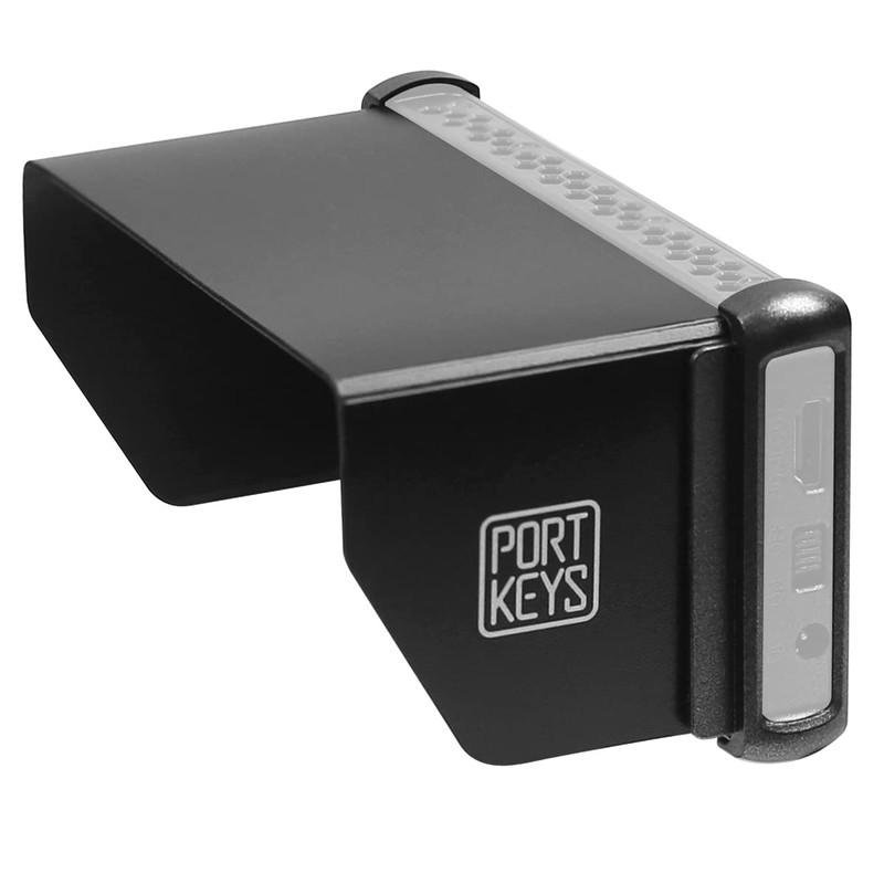 Portkeys PT6 Camera Field Monitor Sunshade Visor with Drop-Proof Rubber