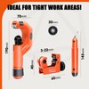 CCLIFE Pipe Cutter Set 4-Piece 5-50 mm and 3-22 mm,