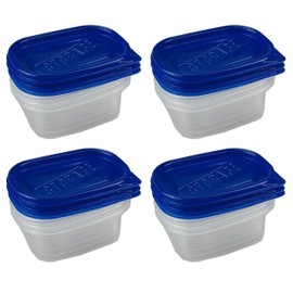 12 Pc Small Food Storage Container Meal Prep Freezer Microwave Reusable 9.5oz