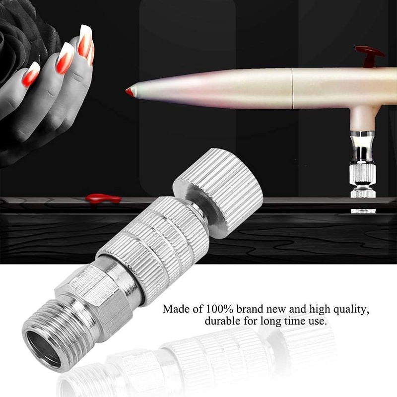 Airbrush Quick Disconnect Coupler Release Fitting Adapter, 1/8" M-F Air