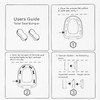 Bidet Toilet Seat Bumpers With Strong Buffer and Adhesive Function