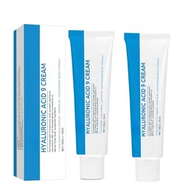 2pcs Hyaluronic Acid 9 Cream Formulated With Hyaluronic Acid Complex Panthenol(Provitamin B5) and Bioengineered Humectants Todeliver Multi-Level,Sustained HyaluronicAcid Complex