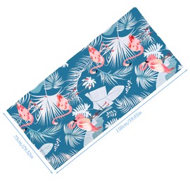 Anseom Thick Beach Towels 150x75cm, Microfibre Large towel Super Absorbent, Flamingo Beach Towels Sand Free, Quick Dry Swimming Towel Bath Towel for Beach Pool Travel