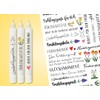 Kerzen Tattoofolie - Frühling bitte Sprüche zum Verschenken - für