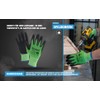SARA Men's Work Gloves - Nylon Gloves with Latex Coating