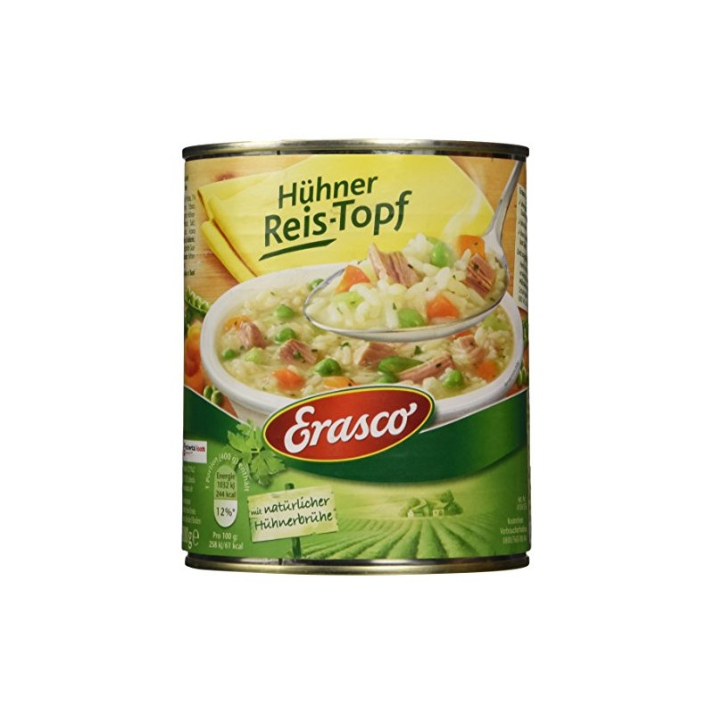 Erasco Chicken Rice Pot 800g