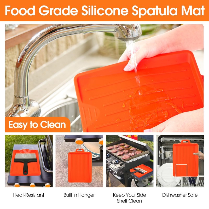 Upgraded Griddle Cleaning Kit for Blackstone 18 Pieces Flat Top