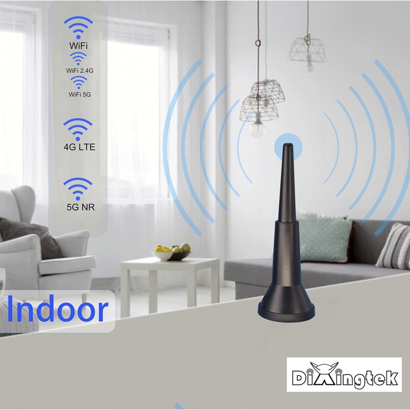 Dixingtek 6dBi dual WiFi 4g LTE 5g mimo antenna, waterproof