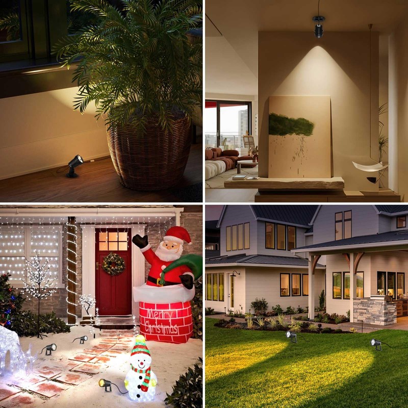 LemonBest Landscape Lights - Low Voltage Outdoor Landscape Spotlight -