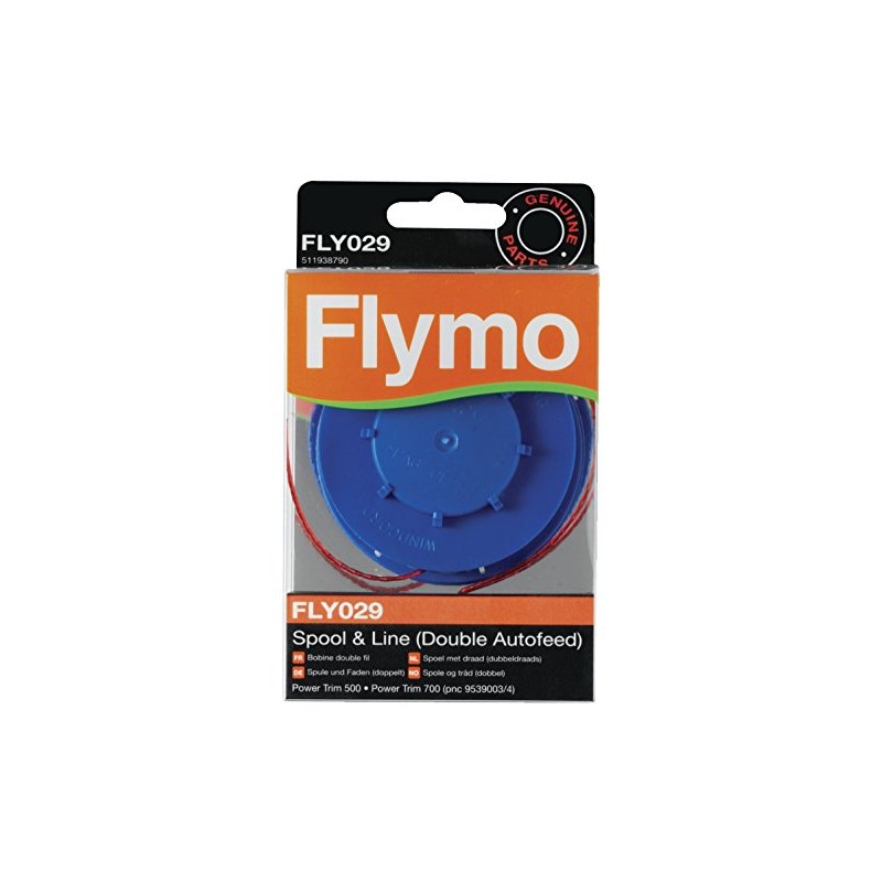 Flymo FLY029 Double Autofeed Spool and Line - Red