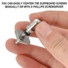 Bangbobi Pack of 8 SUP Fin Screws - 316 Stainless