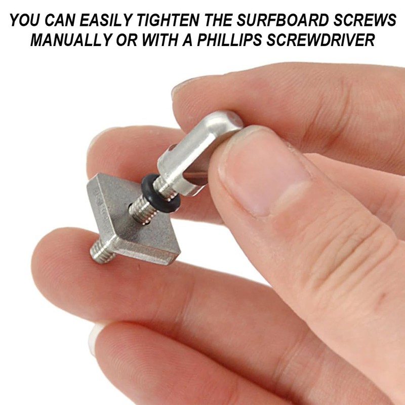 Bangbobi Pack of 8 SUP Fin Screws - 316 Stainless