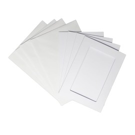 Stitchtastic Rectangular Aperture A5 Cards - White (Pack Of 4)