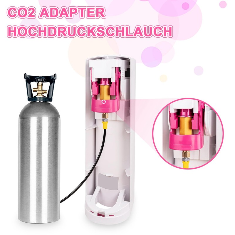 NISHZHU CO2 Adaptor High Pressure Hose 1.5 m, Adapter Direct