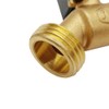 Joywayus Brass Water Container/Rain Barrel Spigot 3/4" to 1/2" Male