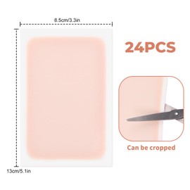 WOJVVK 24 Pcs Tattoo Cover up Patch Waterproof, Ultra-thin Tattoo Patches to Cover up for Scars Birthmark