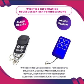 ALIRANTA Sommer 4020/4025 / 4026/4031 / 4035 / Aperto 4021 / Aperto 4025 868 MHz Compatible Handheld Transmitter, Replacement Transmitter