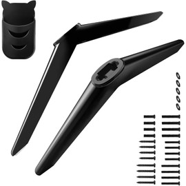 TV Legs for TCL Roku 28inch to 65inch TV Stand Legs, Replacement Legs for TCL Roku TV 32S359 49S515 50S453 55S455 with Screws Set, Remote Holder & Instructions