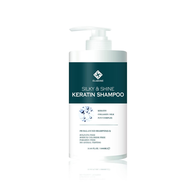 Elabore Silky & Shine KERATIN Shampoo & Pack SET 33.80fl.oz/