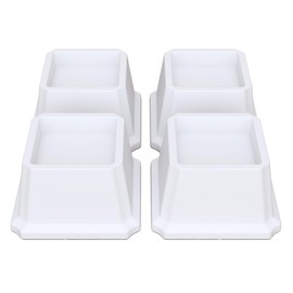 Lutown-Teen Bed Risers 2 inch Heavy Duty Furniture Risers for Sofas, Chair Risers Sofa Risers Table Risers Set of 4 Pack, White