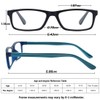 RaoOG Reading Glasses for Men/Women with Spring hinges 1.00 Blue