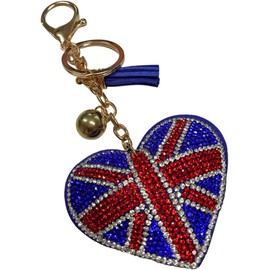 SHOWERORO Llavero Bandera Del Reino Unido De Metal Llavero Creativo Para Hombre Para Bolso Bolso De Mano Obsequio y Decoración Diseño De Bandera