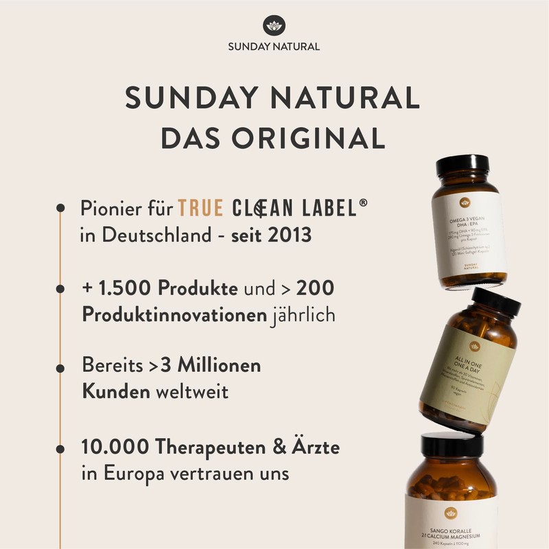 SUNDAY NATURAL Multivitamin Complex - All in One - Premium