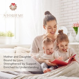 Storieme Gifts for Daughter from Mom: Mother Daughter Resin Figurines Statue Unique Mom Birthday