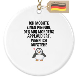 Funny Christmas Decoration Penguin Tree Pendant Christmas Tree Decoration Ceramic Advent