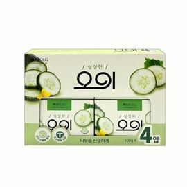 Crio Cucumber Soap 4P Cucumber Rum Shampoo Soap Body Wash Moisture Moisturizing Skin Care Natural Bathroom Cash on Delivery or Pay upon Order / 크리오 오이비누 4P 오이 럼 샴푸 비누 바디 워시 수분 보습 스킨 케어 천연 욕실 착불 또는 주문시 결제