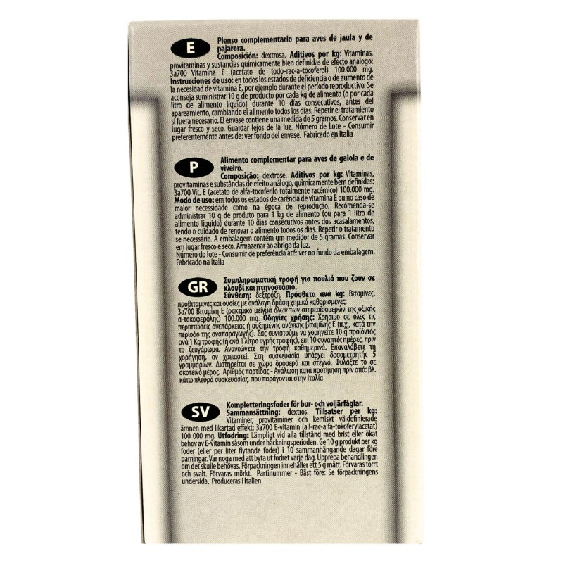 Raff Vitamin E Powder for Birds by Raff, Pigeons &