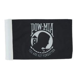 Hot Rides Motorcycle Flag 6 x 9 Or 10 x 15 Inch (10"X15", POW MIA)