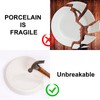 ejonirinjonir EI 18pcs Beige Wheat Straw Plates,Unbreakable Dinner Plates,Reusable Deep