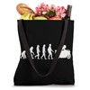 Man Evolution Motorcycle Crotch Rocket Sports Bike Tote Bag