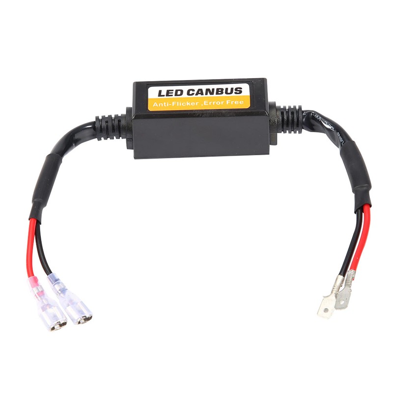 1Pair H1/H3 Canbus LED Headlight Decoder Device Anti Flicker Resistors