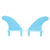 Surfboard Fins Soft Top Tri Fin Set PVC Plastic for