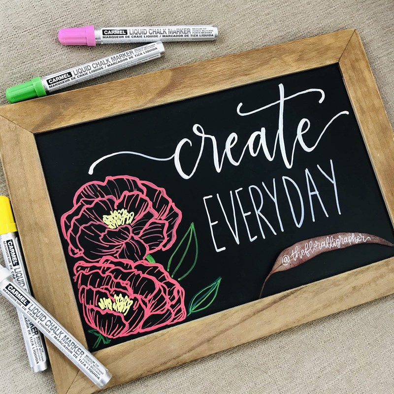 Carmel Liquid Chalk Marker Medium Tip, Pack of 1 (Light